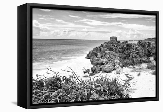 ?Viva Mexico! B&W Collection - Tulum Riviera Maya V-Philippe Hugonnard-Framed Premier Image Canvas