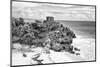 ¡Viva Mexico! B&W Collection - Tulum Riviera Maya VI-Philippe Hugonnard-Mounted Photographic Print