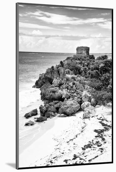 ¡Viva Mexico! B&W Collection - Tulum Riviera Maya VIII-Philippe Hugonnard-Mounted Photographic Print