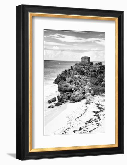 ¡Viva Mexico! B&W Collection - Tulum Riviera Maya VIII-Philippe Hugonnard-Framed Photographic Print