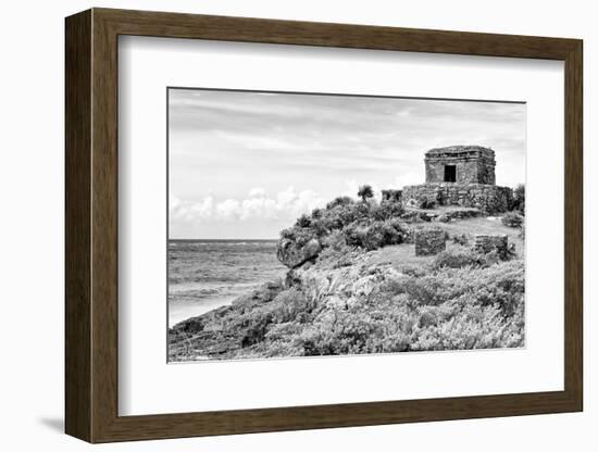 ¡Viva Mexico! B&W Collection - Tulum Riviera Maya-Philippe Hugonnard-Framed Photographic Print