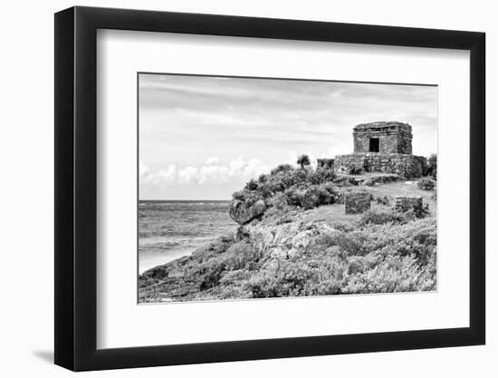 ¡Viva Mexico! B&W Collection - Tulum Riviera Maya-Philippe Hugonnard-Framed Photographic Print