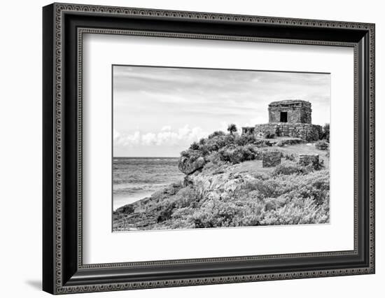 ¡Viva Mexico! B&W Collection - Tulum Riviera Maya-Philippe Hugonnard-Framed Photographic Print