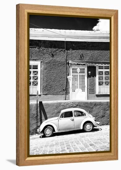 ¡Viva Mexico! B&W Collection - VW Beetle Car-Philippe Hugonnard-Framed Premier Image Canvas