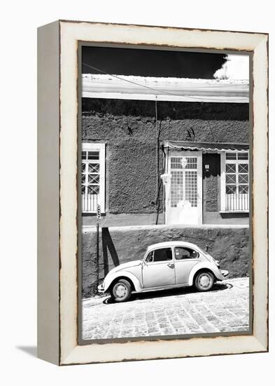 ¡Viva Mexico! B&W Collection - VW Beetle Car-Philippe Hugonnard-Framed Premier Image Canvas