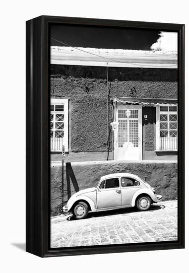 ¡Viva Mexico! B&W Collection - VW Beetle Car-Philippe Hugonnard-Framed Premier Image Canvas