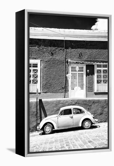 ¡Viva Mexico! B&W Collection - VW Beetle Car-Philippe Hugonnard-Framed Premier Image Canvas