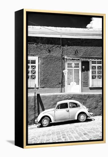 ¡Viva Mexico! B&W Collection - VW Beetle Car-Philippe Hugonnard-Framed Premier Image Canvas