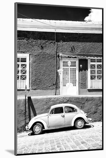 ¡Viva Mexico! B&W Collection - VW Beetle Car-Philippe Hugonnard-Mounted Photographic Print