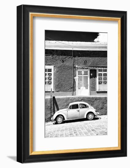 ¡Viva Mexico! B&W Collection - VW Beetle Car-Philippe Hugonnard-Framed Photographic Print