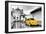 ?Viva Mexico! B&W Collection - Yellow VW Beetle Car in San Cristobal de Las Casas-Philippe Hugonnard-Framed Photographic Print