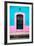 ¡Viva Mexico! Collection - 19e Door and Light Blue Wall-Philippe Hugonnard-Framed Photographic Print