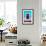 ¡Viva Mexico! Collection - 19e Door and Light Blue Wall-Philippe Hugonnard-Framed Photographic Print displayed on a wall