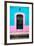 ¡Viva Mexico! Collection - 19e Door and Light Blue Wall-Philippe Hugonnard-Framed Photographic Print