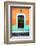 ¡Viva Mexico! Collection - 19e Door and Orange Wall-Philippe Hugonnard-Framed Photographic Print