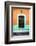 ¡Viva Mexico! Collection - 19e Door and Orange Wall-Philippe Hugonnard-Framed Photographic Print