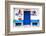 ¡Viva Mexico! Collection - "ALASKA" Blue Bar-Philippe Hugonnard-Framed Photographic Print