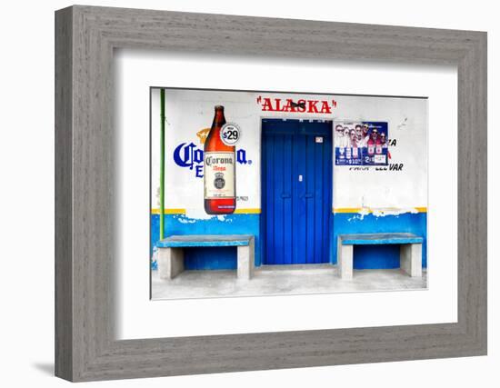 ¡Viva Mexico! Collection - "ALASKA" Blue Bar-Philippe Hugonnard-Framed Photographic Print