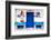 ¡Viva Mexico! Collection - "ALASKA" Blue Bar-Philippe Hugonnard-Framed Photographic Print