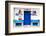 ¡Viva Mexico! Collection - "ALASKA" Blue Bar-Philippe Hugonnard-Framed Photographic Print