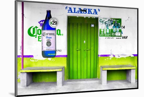 ¡Viva Mexico! Collection - "ALASKA" Lime Green Bar-Philippe Hugonnard-Mounted Photographic Print