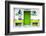 ¡Viva Mexico! Collection - "ALASKA" Lime Green Bar-Philippe Hugonnard-Framed Photographic Print