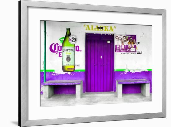 ¡Viva Mexico! Collection - "ALASKA" Purple Bar-Philippe Hugonnard-Framed Photographic Print