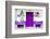 ¡Viva Mexico! Collection - "ALASKA" Purple Bar-Philippe Hugonnard-Framed Photographic Print