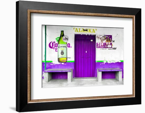 ¡Viva Mexico! Collection - "ALASKA" Purple Bar-Philippe Hugonnard-Framed Photographic Print