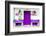 ¡Viva Mexico! Collection - "ALASKA" Purple Bar-Philippe Hugonnard-Framed Photographic Print