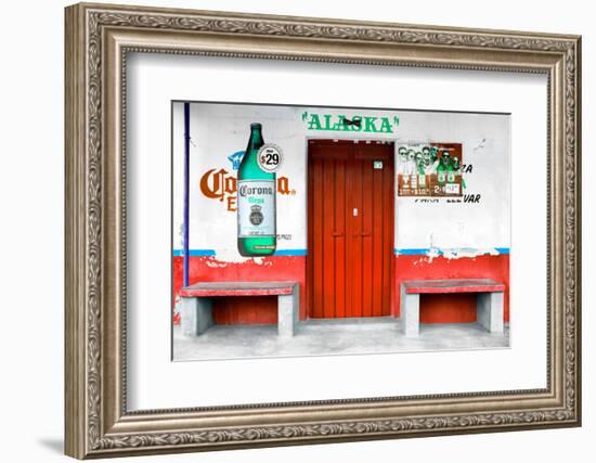 ¡Viva Mexico! Collection - "ALASKA" Red Bar-Philippe Hugonnard-Framed Photographic Print