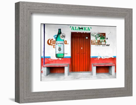 ¡Viva Mexico! Collection - "ALASKA" Red Bar-Philippe Hugonnard-Framed Photographic Print