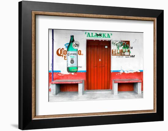 ¡Viva Mexico! Collection - "ALASKA" Red Bar-Philippe Hugonnard-Framed Photographic Print