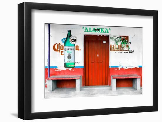 ¡Viva Mexico! Collection - "ALASKA" Red Bar-Philippe Hugonnard-Framed Photographic Print