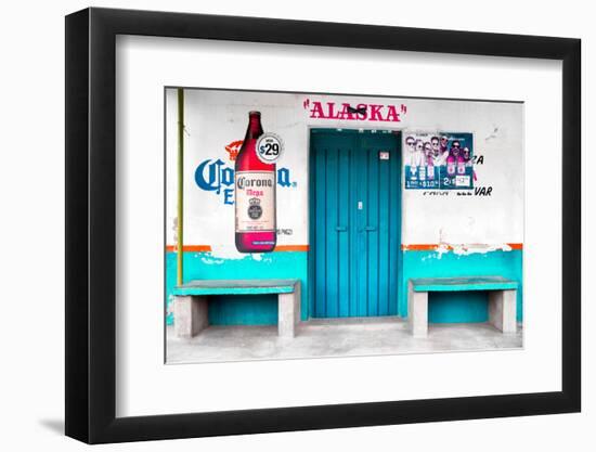 ¡Viva Mexico! Collection - "ALASKA" Turquoise Bar-Philippe Hugonnard-Framed Photographic Print