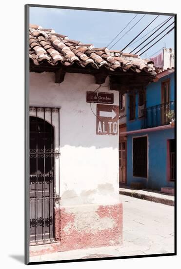 ¡Viva Mexico! Collection - "Alto" Street Scene II-Philippe Hugonnard-Mounted Photographic Print
