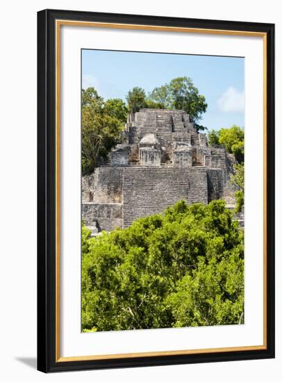 ¡Viva Mexico! Collection - Ancient Maya City within the jungle of Calakmul III-Philippe Hugonnard-Framed Photographic Print