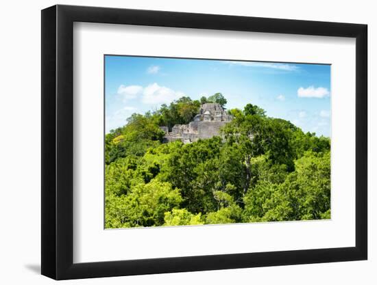 ¡Viva Mexico! Collection - Ancient Maya City within the jungle of Calakmul V-Philippe Hugonnard-Framed Photographic Print