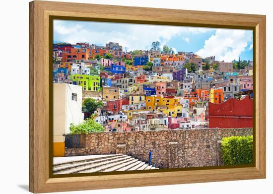 ¡Viva Mexico! Collection - Architecture Guanajuato-Philippe Hugonnard-Framed Premier Image Canvas