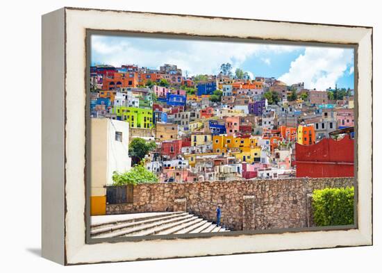 ¡Viva Mexico! Collection - Architecture Guanajuato-Philippe Hugonnard-Framed Premier Image Canvas