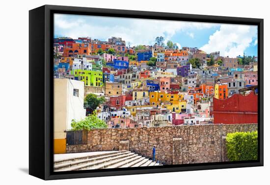 ¡Viva Mexico! Collection - Architecture Guanajuato-Philippe Hugonnard-Framed Premier Image Canvas