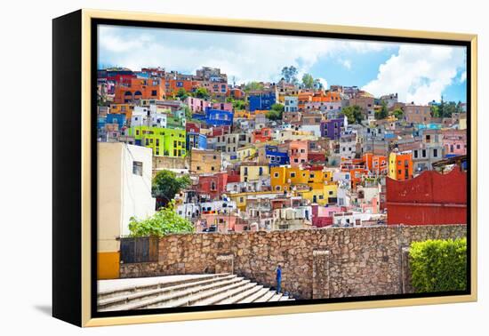 ¡Viva Mexico! Collection - Architecture Guanajuato-Philippe Hugonnard-Framed Premier Image Canvas