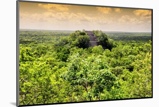 ¡Viva Mexico! Collection - Calakmul in the Mexican Jungle at Sunset-Philippe Hugonnard-Mounted Photographic Print