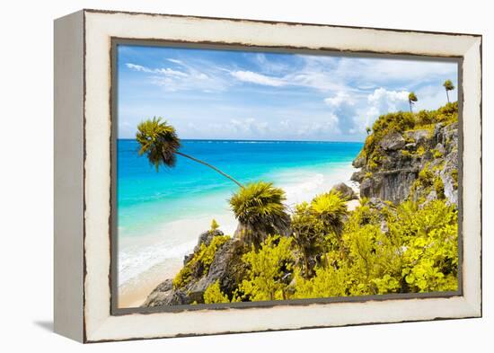 ¡Viva Mexico! Collection - Caribbean Coastline in Tulum II-Philippe Hugonnard-Framed Premier Image Canvas