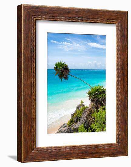 ?Viva Mexico! Collection - Caribbean Coastline in Tulum III-Philippe Hugonnard-Framed Photographic Print