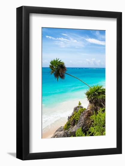 ?Viva Mexico! Collection - Caribbean Coastline in Tulum III-Philippe Hugonnard-Framed Photographic Print