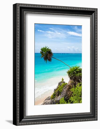 ?Viva Mexico! Collection - Caribbean Coastline in Tulum III-Philippe Hugonnard-Framed Photographic Print