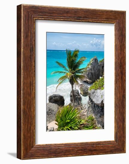 ?Viva Mexico! Collection - Caribbean Coastline-Philippe Hugonnard-Framed Photographic Print