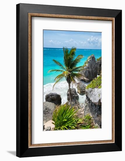 ?Viva Mexico! Collection - Caribbean Coastline-Philippe Hugonnard-Framed Photographic Print