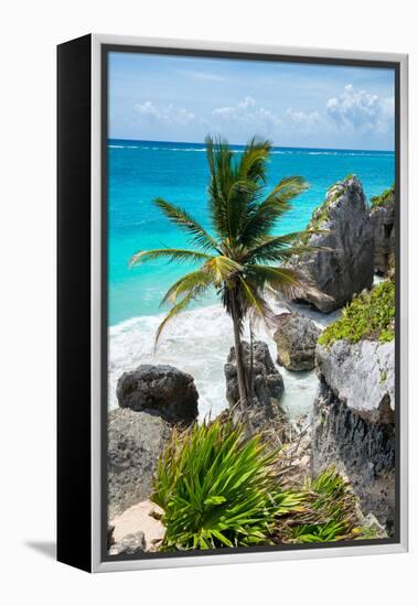 ?Viva Mexico! Collection - Caribbean Coastline-Philippe Hugonnard-Framed Premier Image Canvas